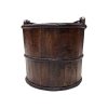 antique chinese wooden bucket