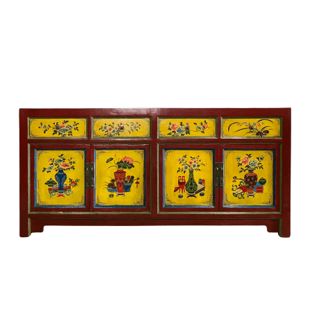 Chinese painted sideboard