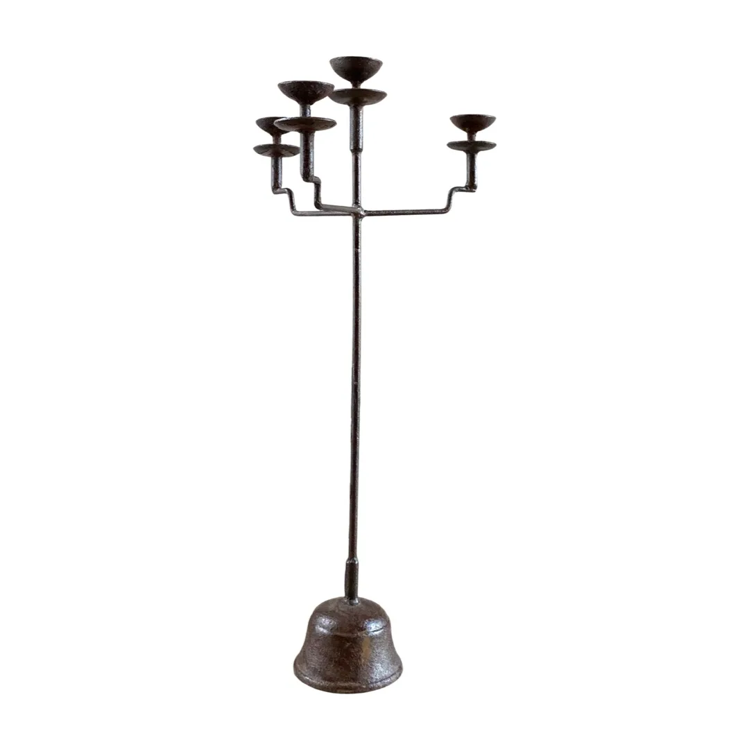cast iron oil lamp holder