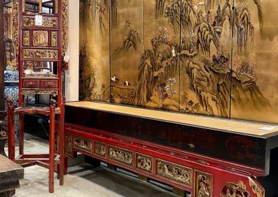 Chinese antique furniture bench