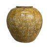 Chinese antique ceramic yellow pot