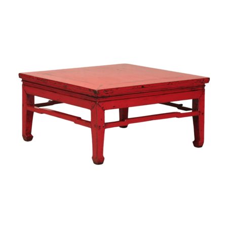 Chinese antique red table