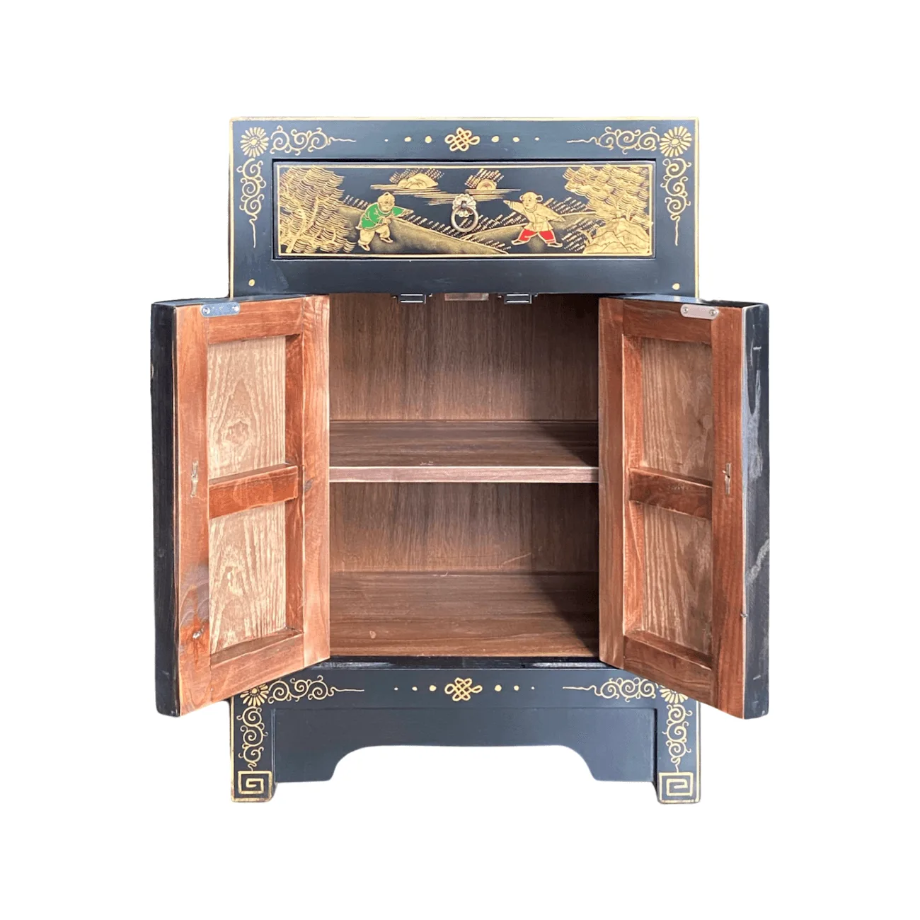 Chinese black & gold furniture