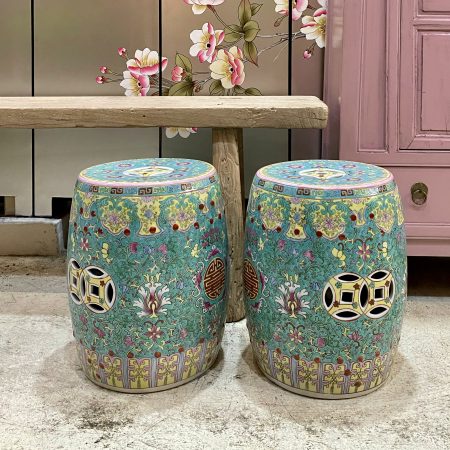 Chinese ceramic drum stool