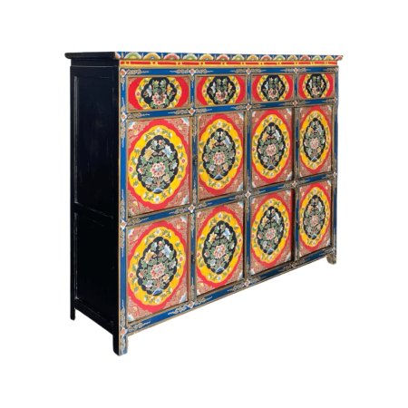 Hand-painted Tibetan-style furniture