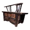 Chinese antique armchair with drawers