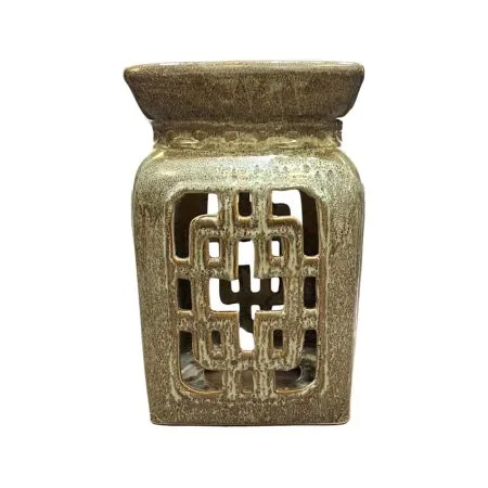 Square Ceramic Garden Stool