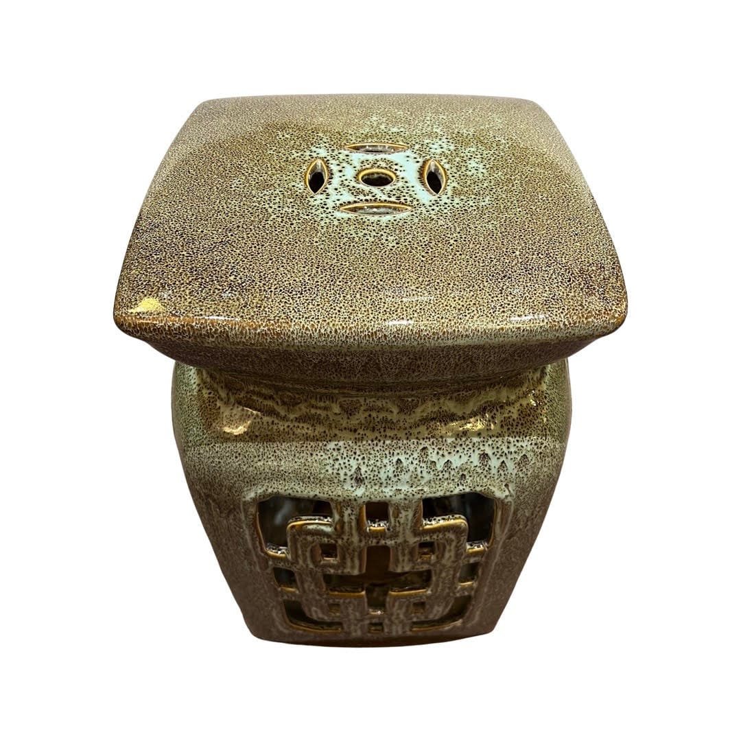 Square Ceramic Garden Stool Just Anthony