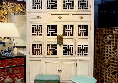 chinese white kitchen cabinet