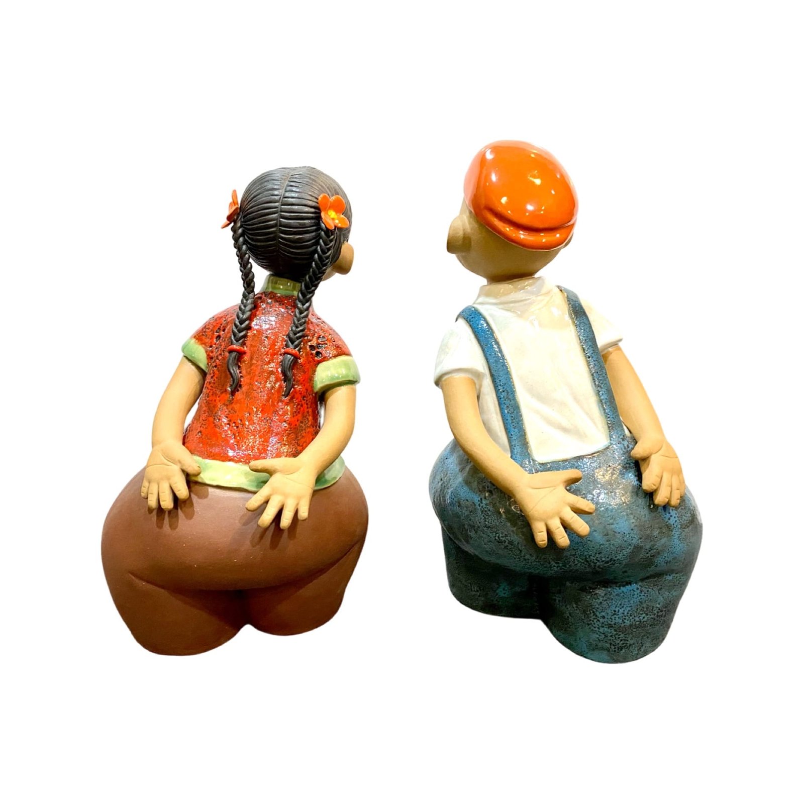 chinese children ceramic figurine