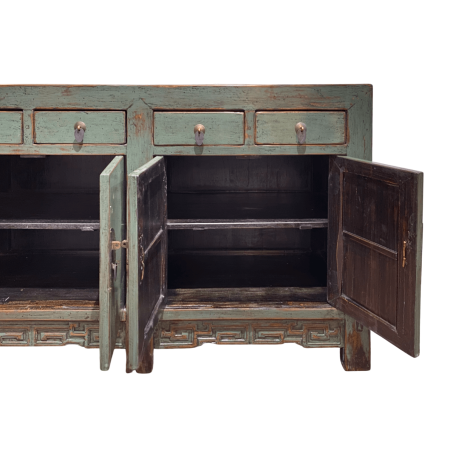 chinese antique furniture turquoise sideboard