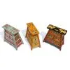 6) Colourful Tibetan-style barber stool 2 Tibetan-style hand-painted chinese barber stool