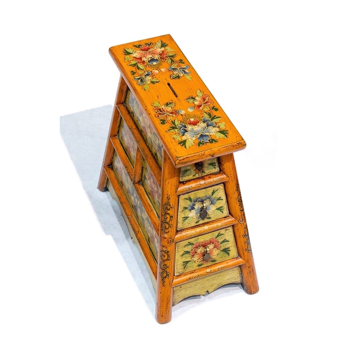 Tibetan-style hand-painted chinese barber stool