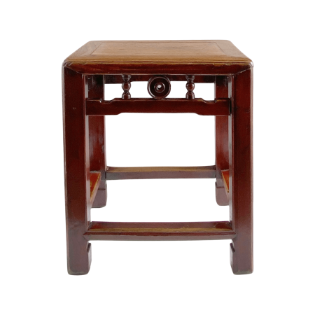 Chinese elmwood vintage stool 2