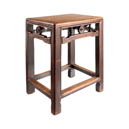 Chinese elmwood stool