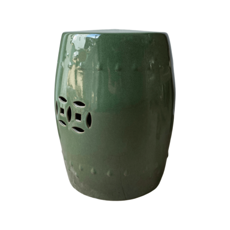 Ceramic garden drum stool
