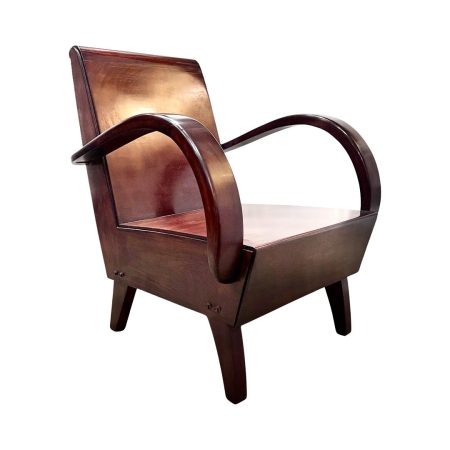 Art deco French colonial armchair set