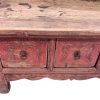 Antique Shandong low table with drawers