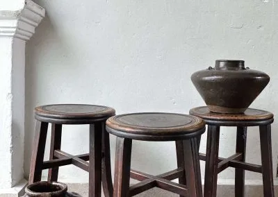 old shanghai round stools
