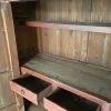 Chinese antique furniture Red big Fujian butterfly cabinet inside