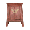 Chinese antique furniture Red big Fujian butterfly cabinet