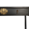 Chinese vintage black slim table, antique furniture