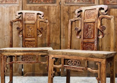 Chinese antique furniture ladies chairs