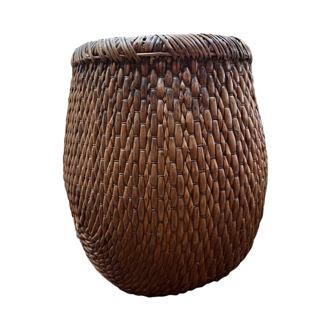 Vintage chinese woven basket