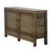 Chinese antique furniture glossy grey sideboard