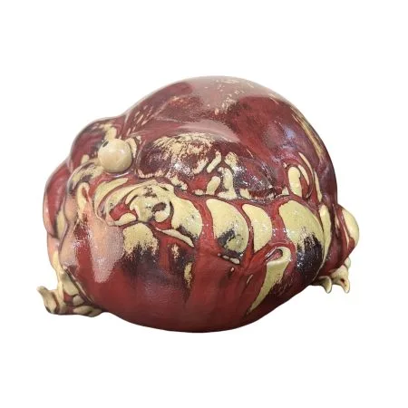 Porcelain Fortune Toad (Red)