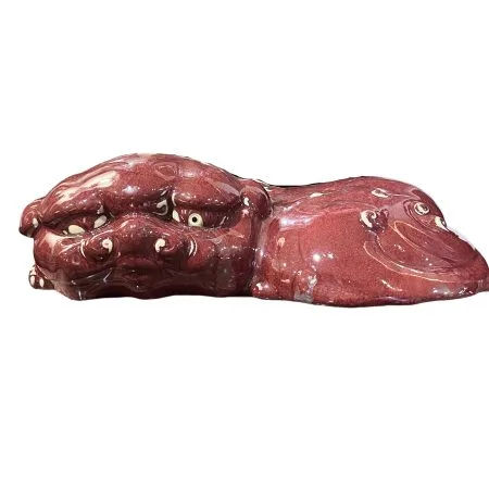 Porcelain Beijing Lion (Red)