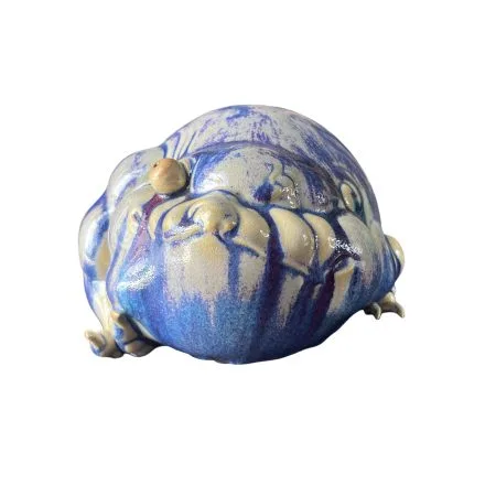 Porcelain Fortune Toad (Light Blue)