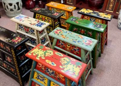 Tibetan-style hand-painted furniture