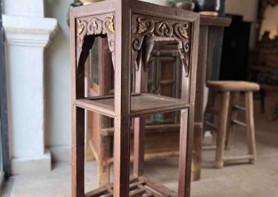 Chinese antique furniture a carved Chaozhou tea table