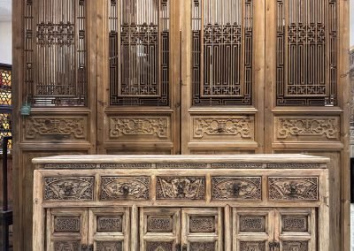 Chinese antique carved sideboard from Fujian