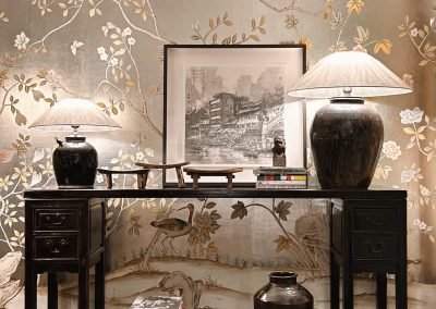 Chinese antique 3-part console table