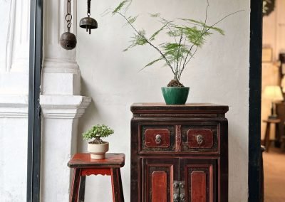 Chinese antique bedside cabinet