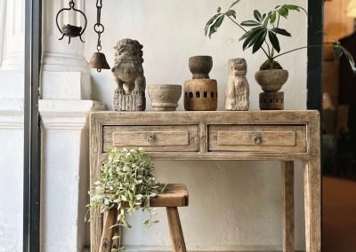 Chinese antique Elmwood shandong table