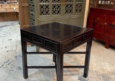 A square foldable chess table, vintage furniture