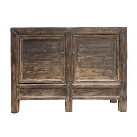 Vintage Shanxi Sideboard in Distressed Black