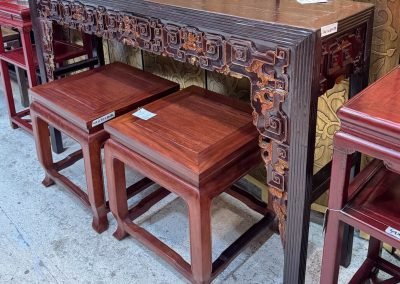 Chinese antique furniture carved table