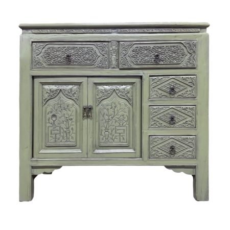 Wooden Green Hokkien Sideboard