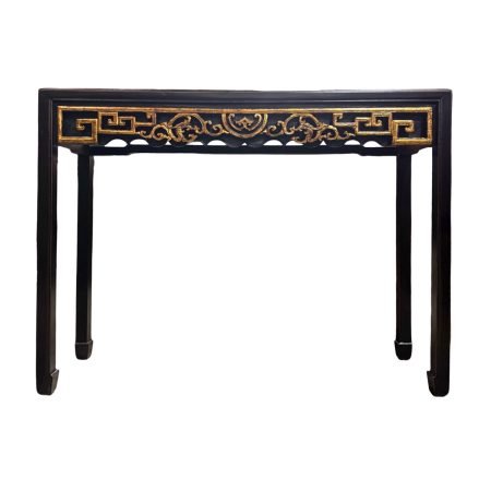 Slim Console Table with Carvings