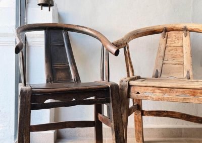 Chinese antique Shanxi ar mchairs