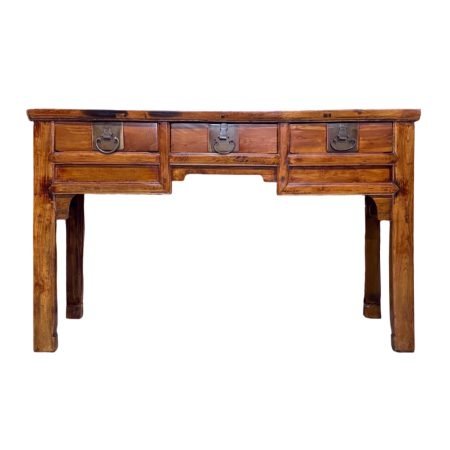 Wooden 3-Drawer Table