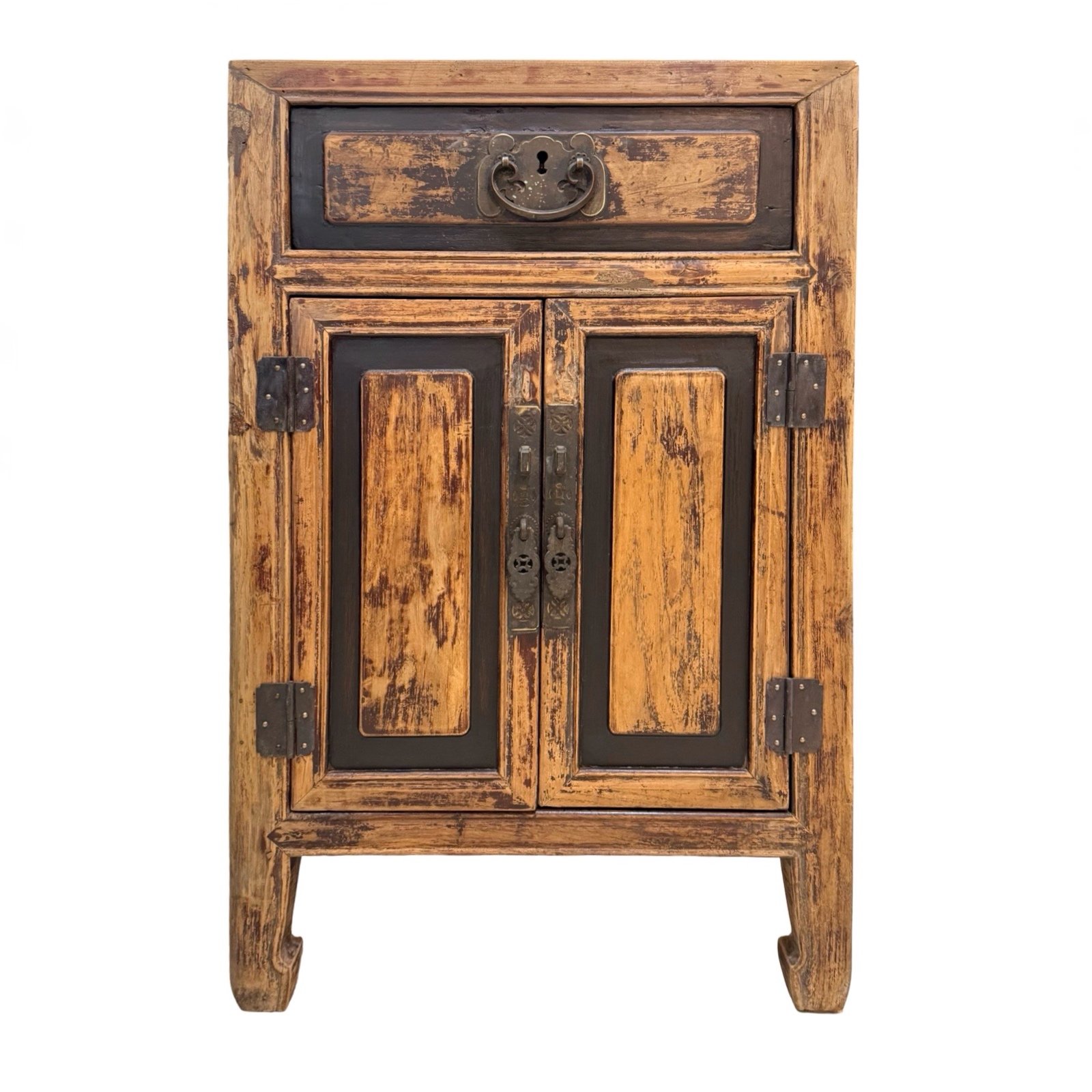 Chinese vintage small 2-tone cabinet from Just Anthony