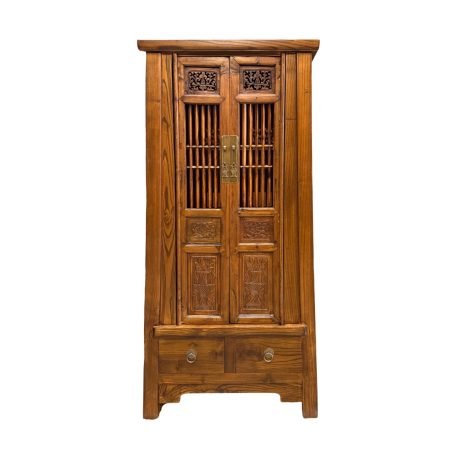 Medium Tapered Cabinet with Old Carvings