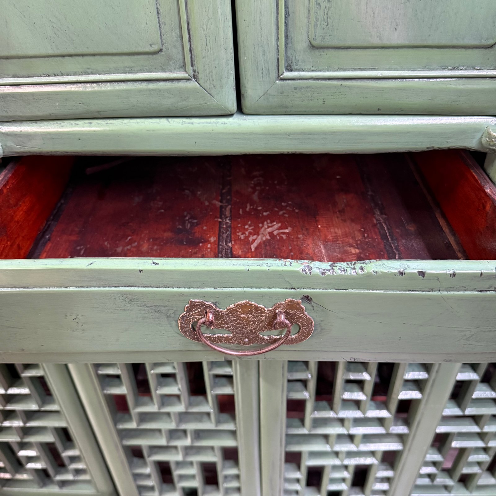 Wooden Kitchen Cabinet (Colour) - Image 4
