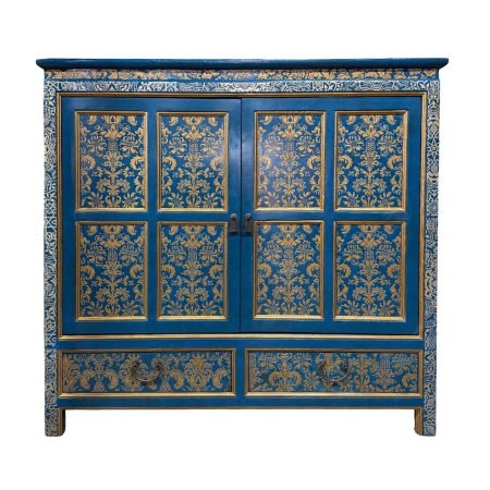 Wooden Tibetan-Style Cabinet