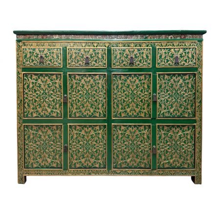 Wooden Tibetan-Style Cabinet